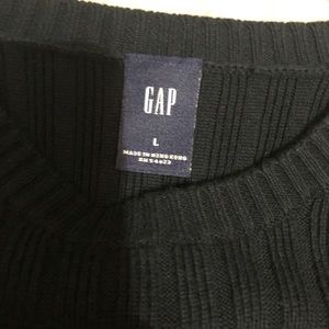 Gap Men’s Black Ribbed Sweater